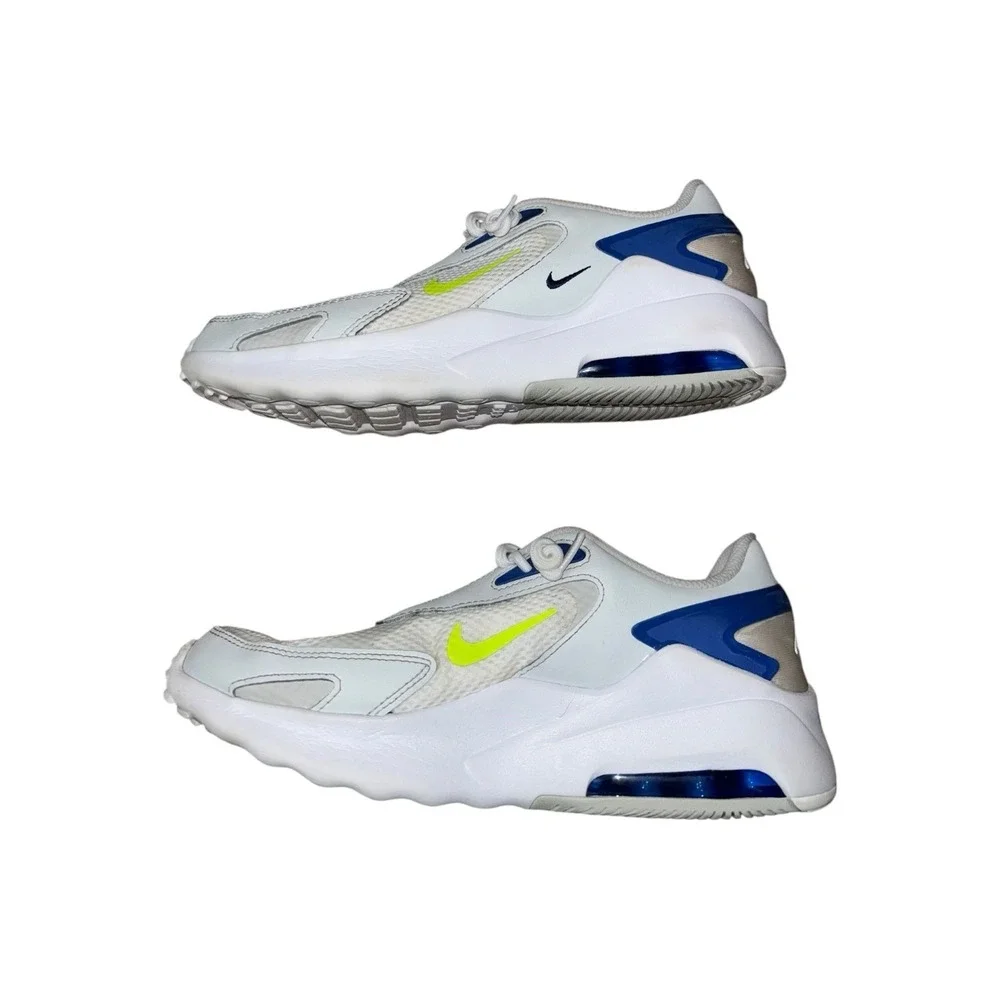 Nike Air Max Bolt GS Pure Platinum Royal Volt Size 5Y CW1626-004 Running Shoes